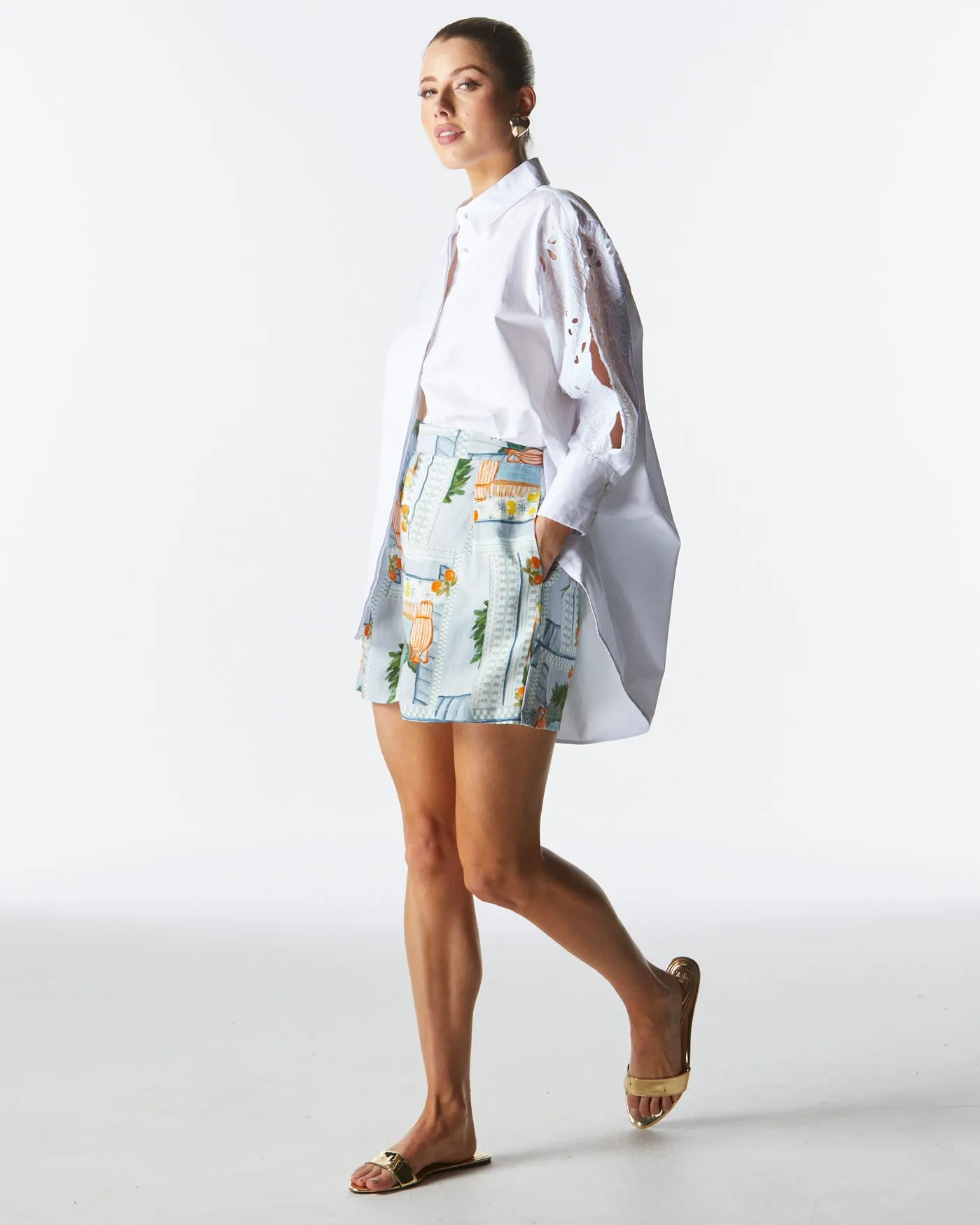 Fate   Becker | Lily Pad Broderie Shirt