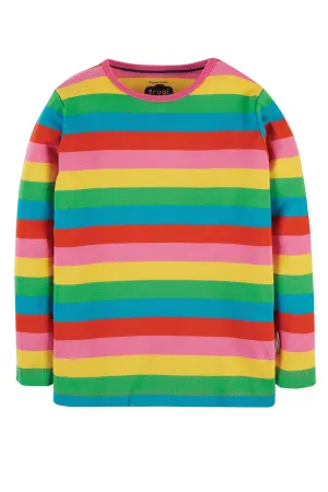 Favourite Long Sleeve Shirt Foxglove Rainbow Stripe