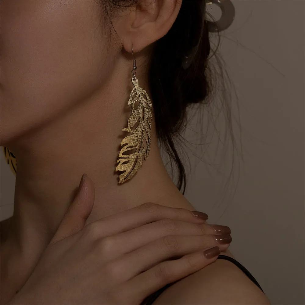 Feather Shape Earrings