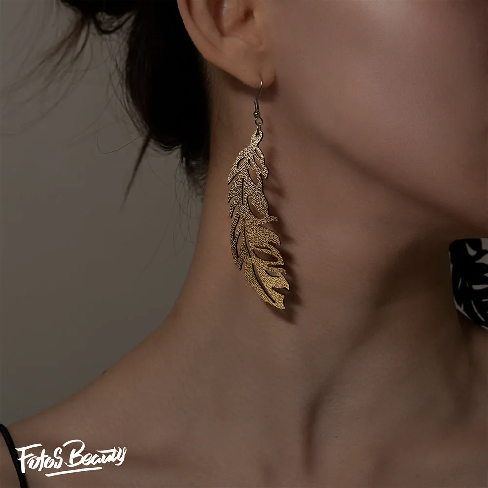 Feather Shape Earrings