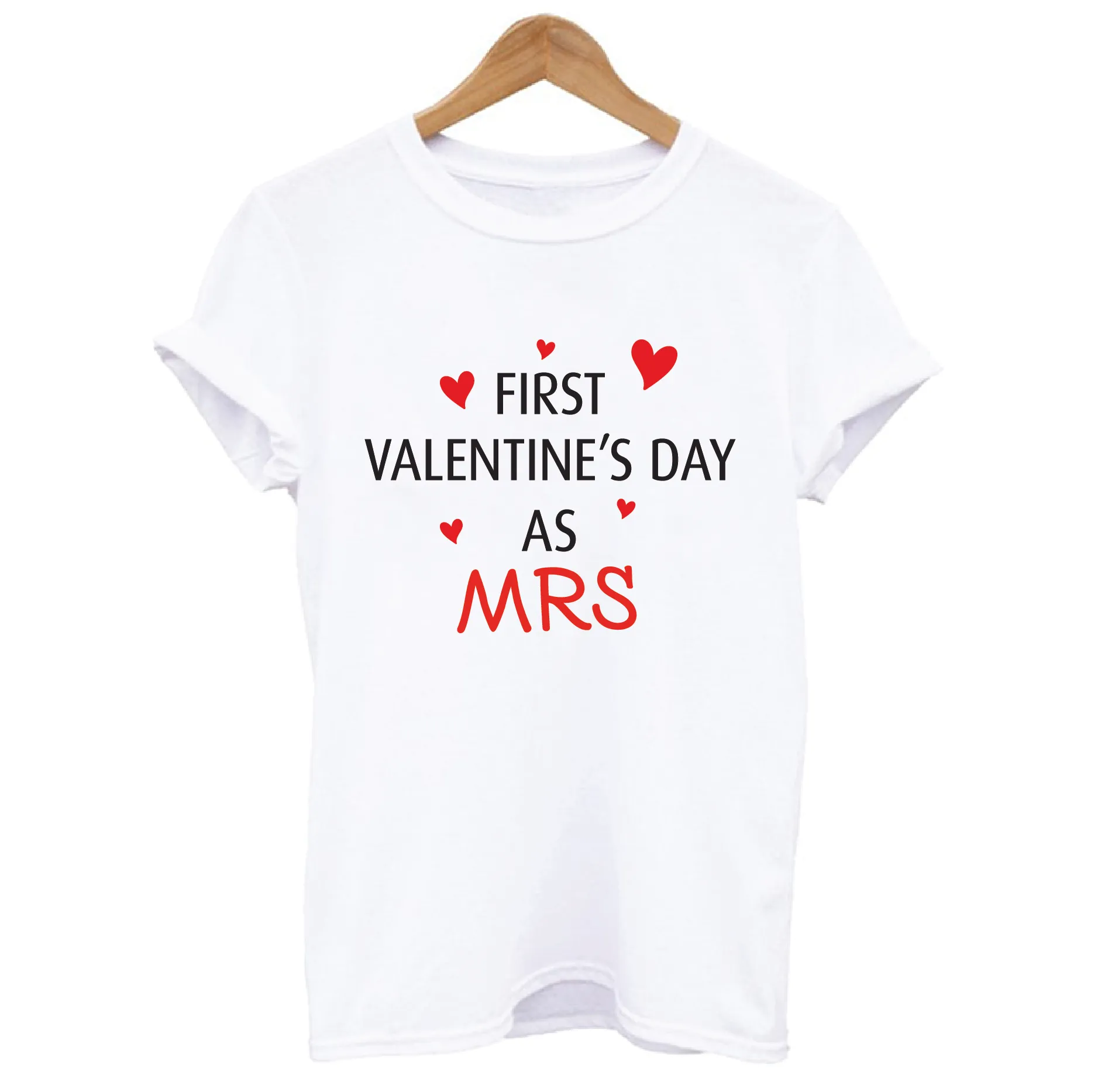 First Valentine's Day as a Mrs T-shirt