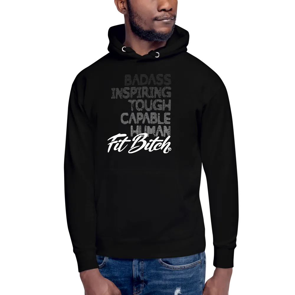 Fit Bitch - Unisex Hoodie - B&W