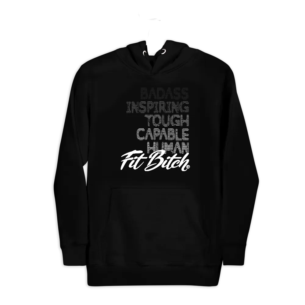 Fit Bitch - Unisex Hoodie - B&W