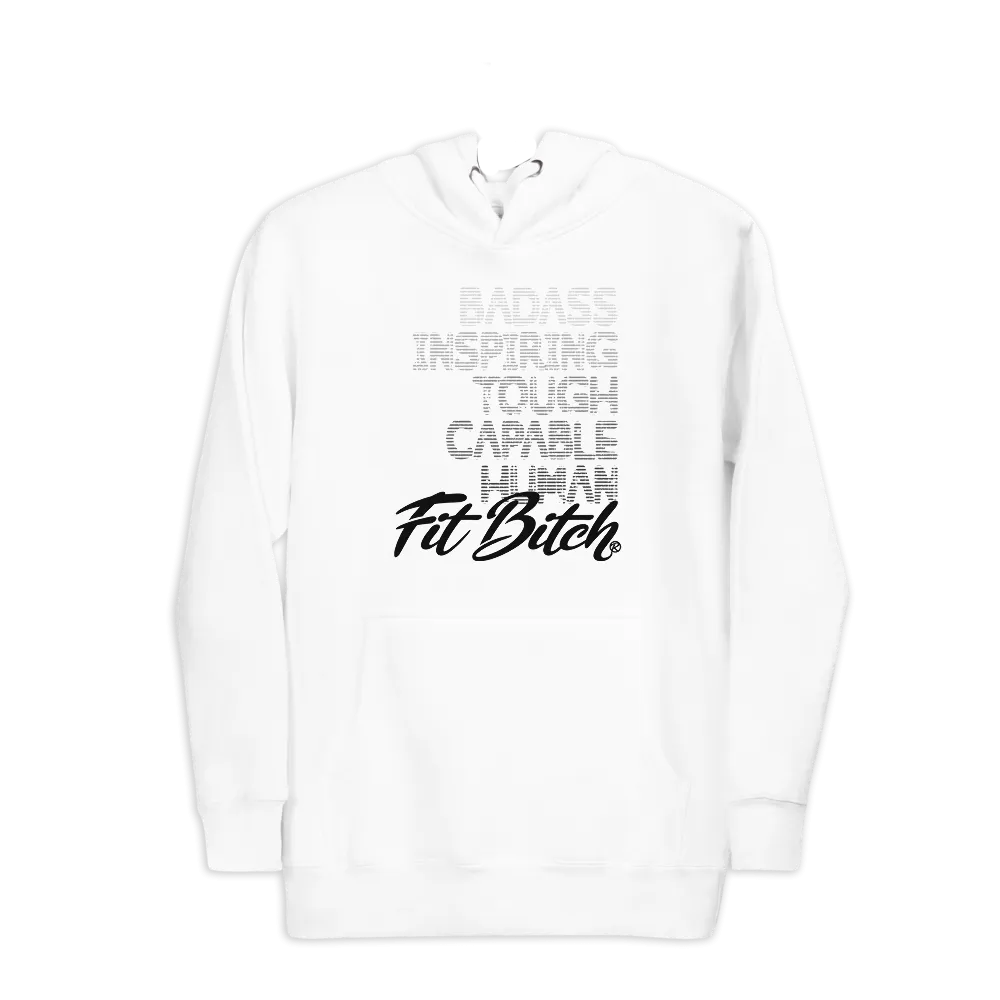 Fit Bitch - Unisex Hoodie - B&W