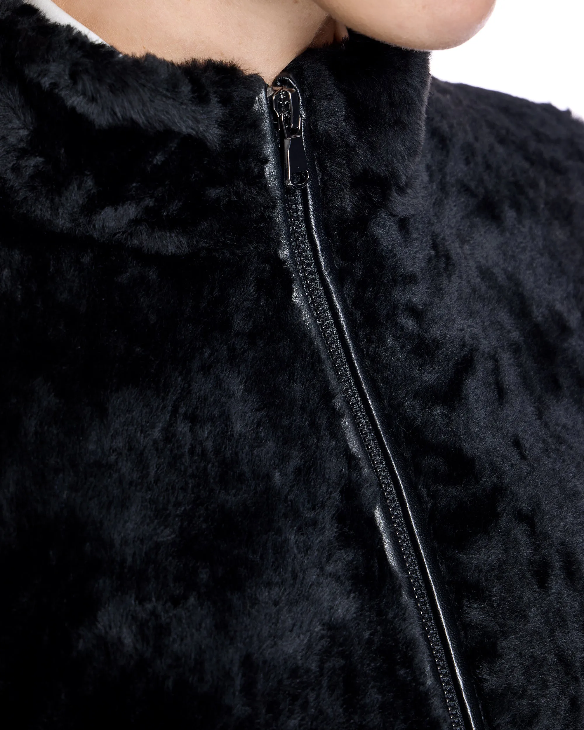 Fitted Shearling Jacket