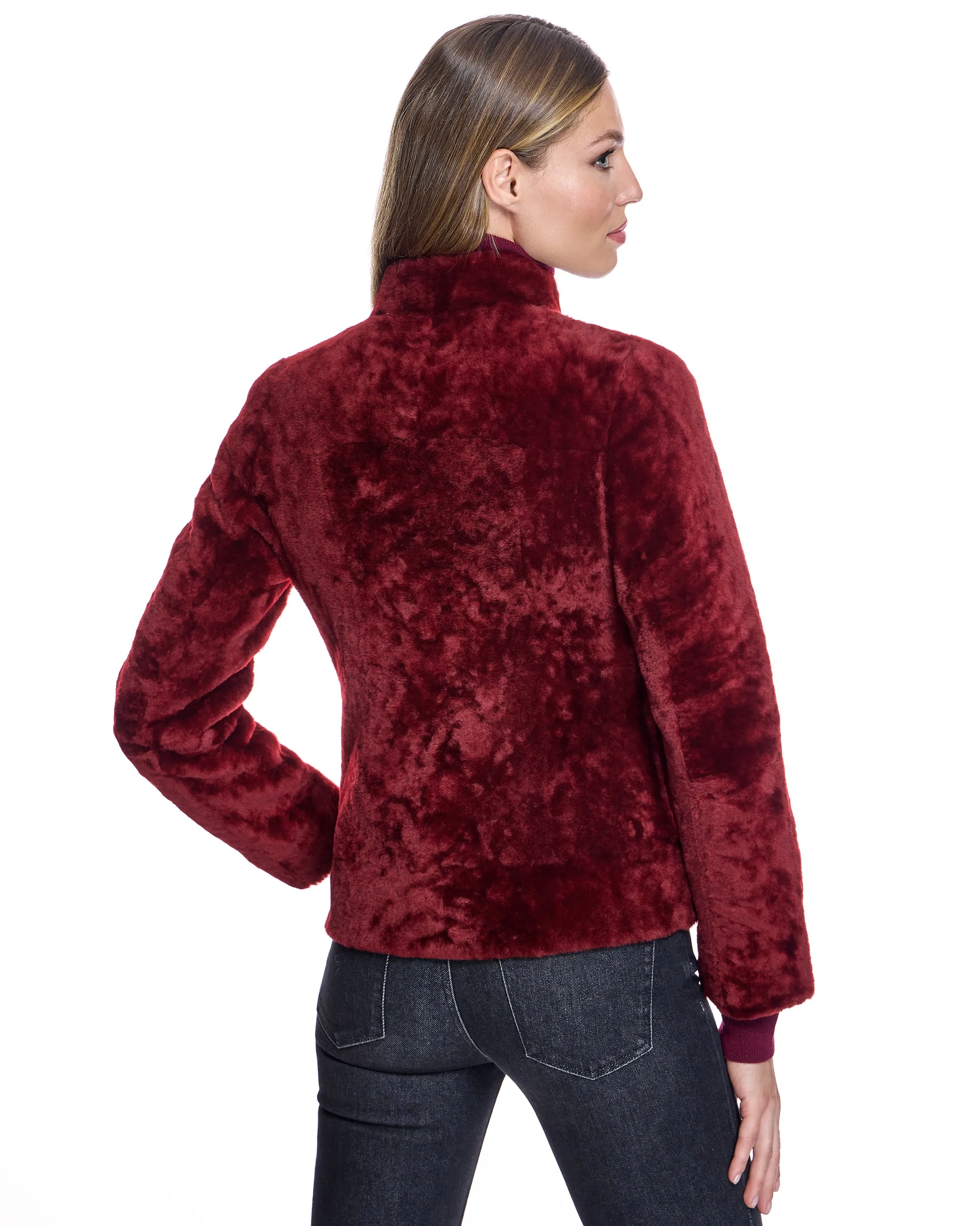 Fitted Shearling Jacket