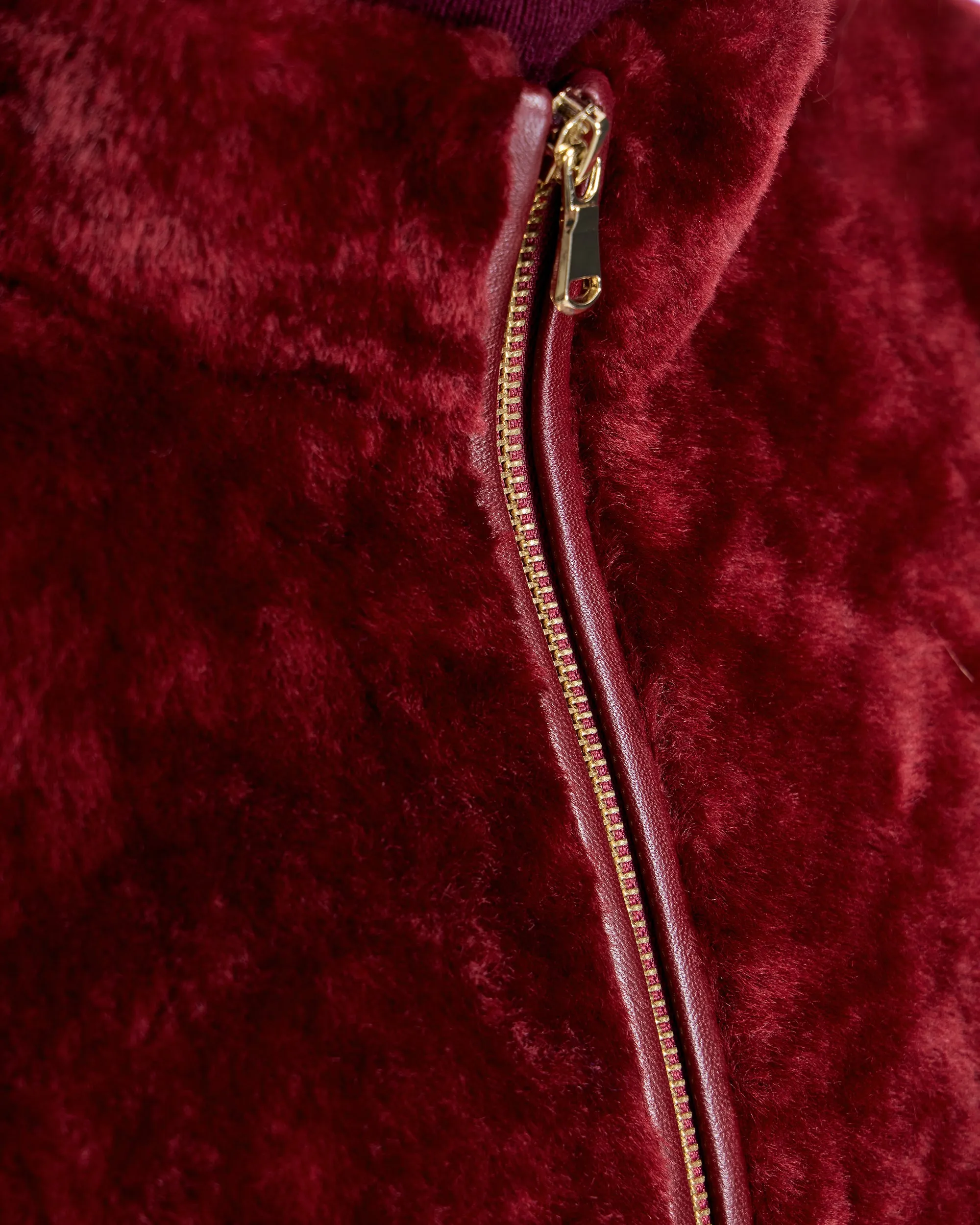 Fitted Shearling Jacket