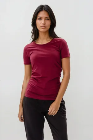 Fitted t-shirt - Bordeaux