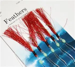 Fladen Red Tinsel Mackerel Feather 1271-5-1-0