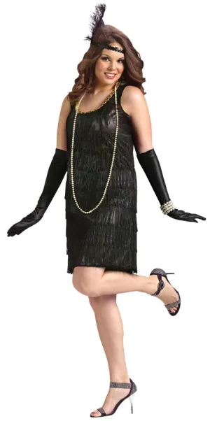 Flapper Adult Plus  Costume