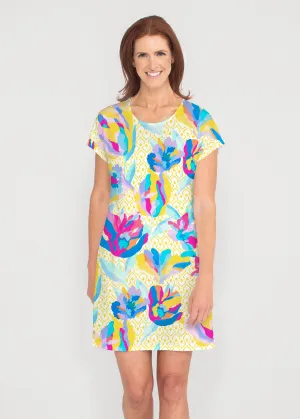 Floral Spades (8048) ~ Lucy Tee Dress