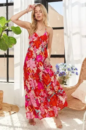 Floral Tiered Maxi Cami Dress: Effortless Elegance for Every Occasion
