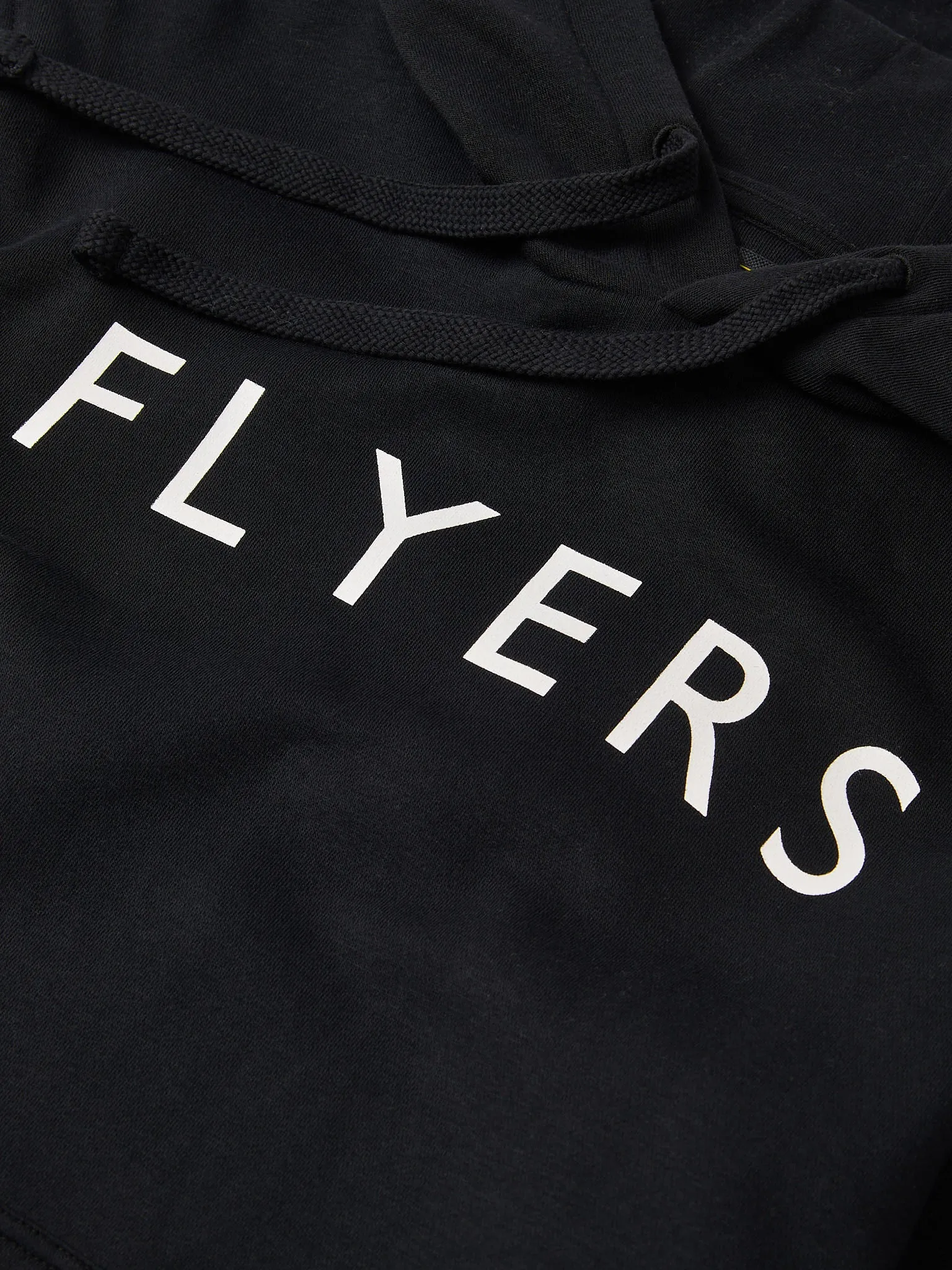 Flyers Mens Text Hoodie Black