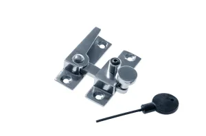 Forged Straight Arm Locking Fastener - Polished Chrome