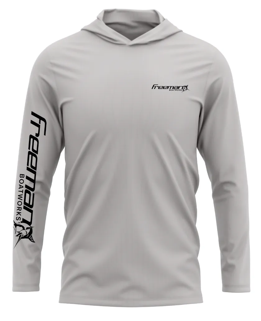 Freeman Boatworks Hooded Performance  - Grey
