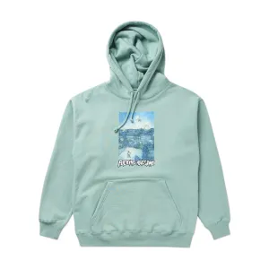 fucking awesome helicopter hoodie (teal)