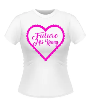 'Future Mrs' Personalised T-Shirts