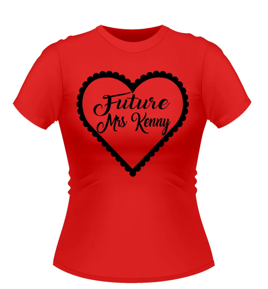 'Future Mrs' Personalised T-Shirts