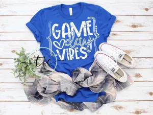 {Game Day Vibes} screen print tee