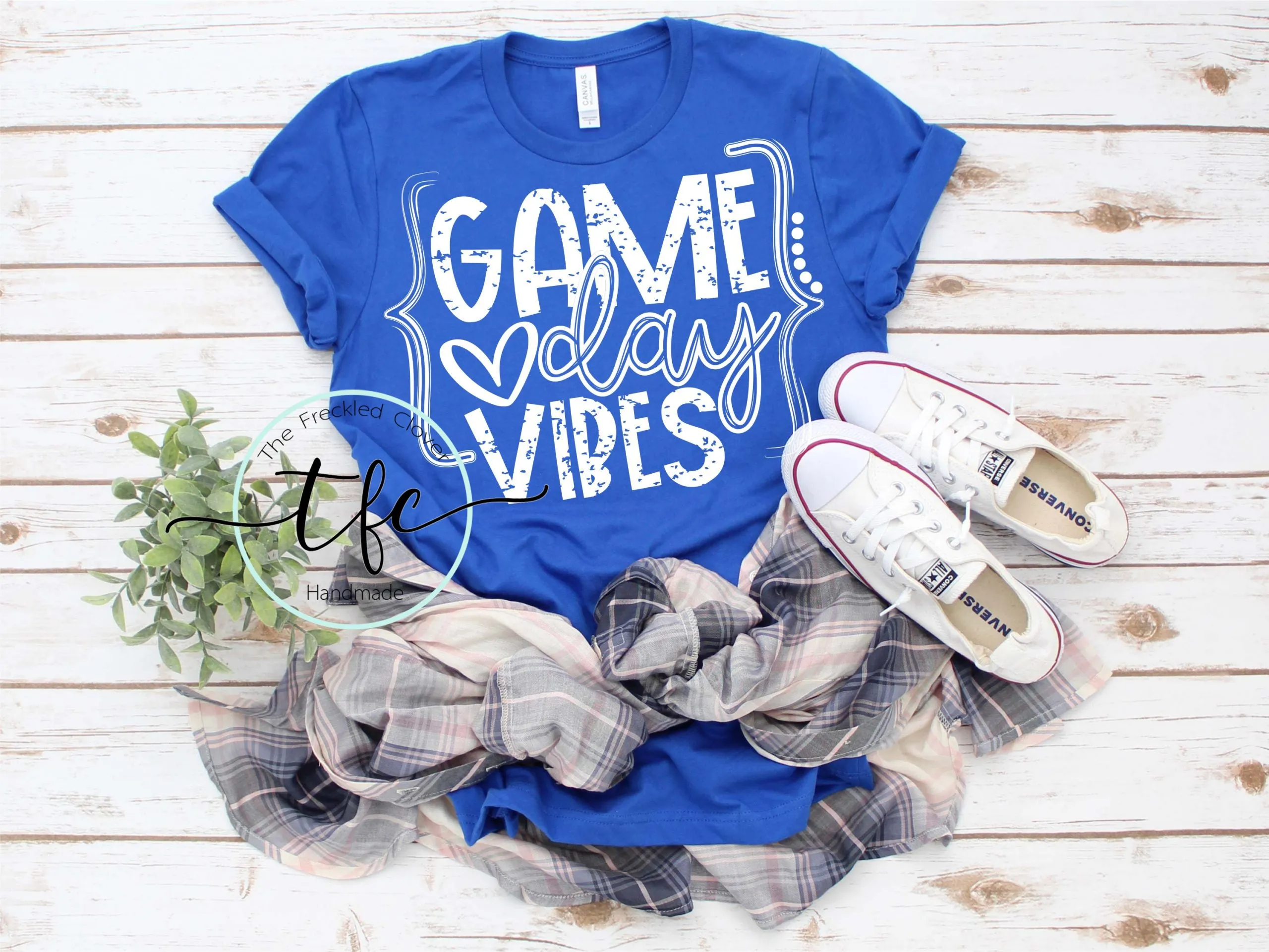 {Game Day Vibes} screen print tee