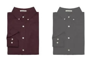 GANT DIAMOND G Men's Fitted Cotton Cashmere Dress Shirt 3051302 Size M $225 NWT