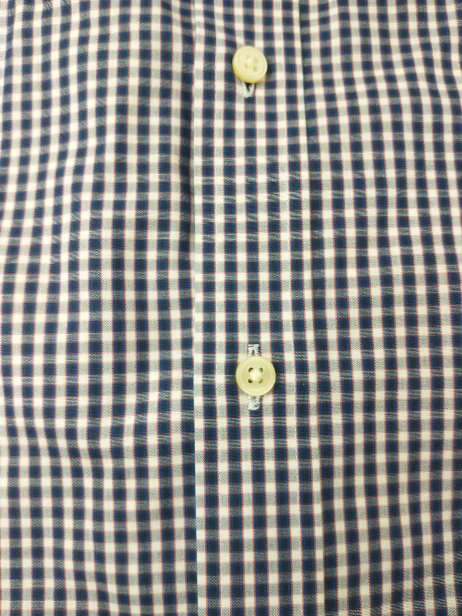 GANT DIAMOND G Men's Guard Check Stripe Fitted Spread Collar 384112 Size 39 NWT
