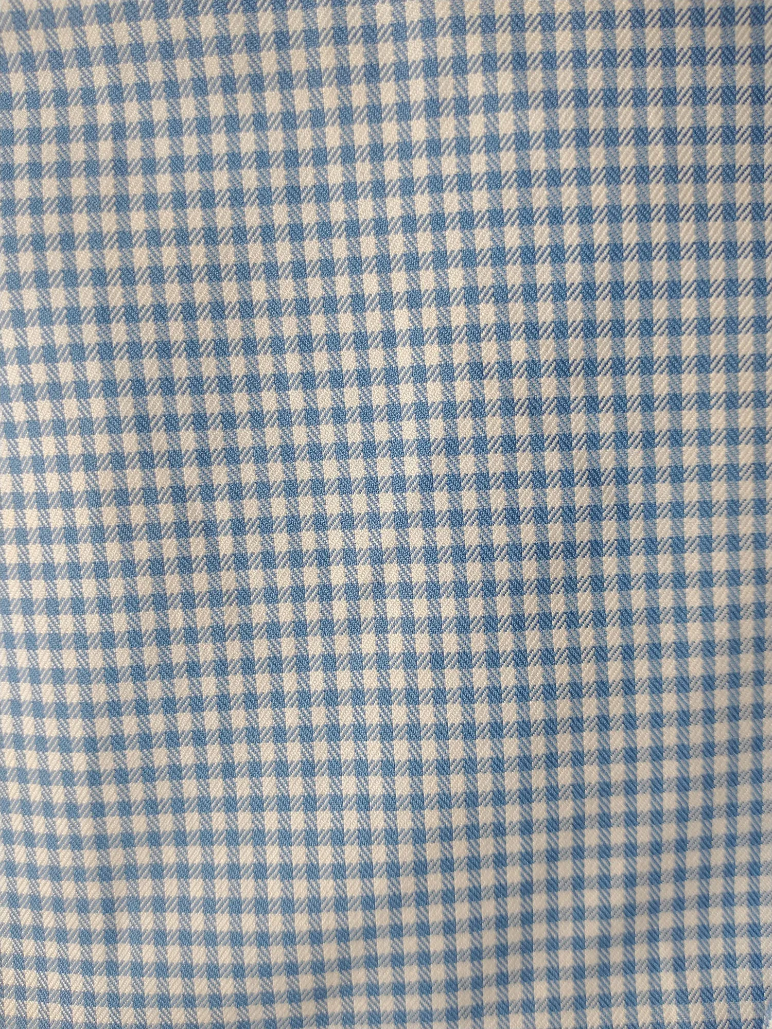 GANT DIAMOND G Men's Sky Luxe Twill Check Fitted Spread Shirt 369017 Sz 40 NWT