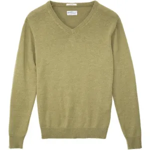 GANT RUGGER Men's The Vee Sweater Herb Green $135 NWT