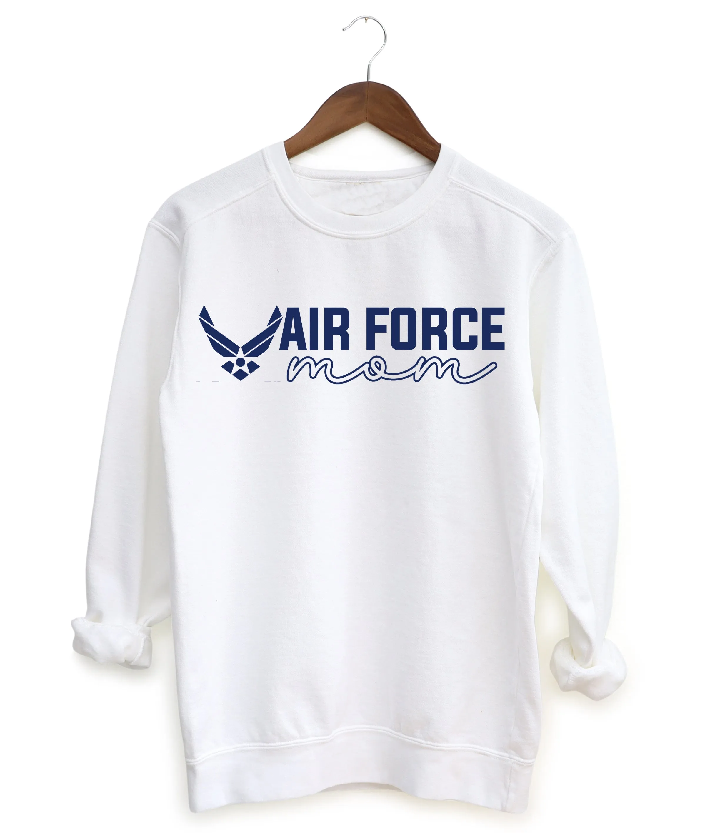 Gildan, Bella, or Comfort Colors Air Force Mom Sweatshirt