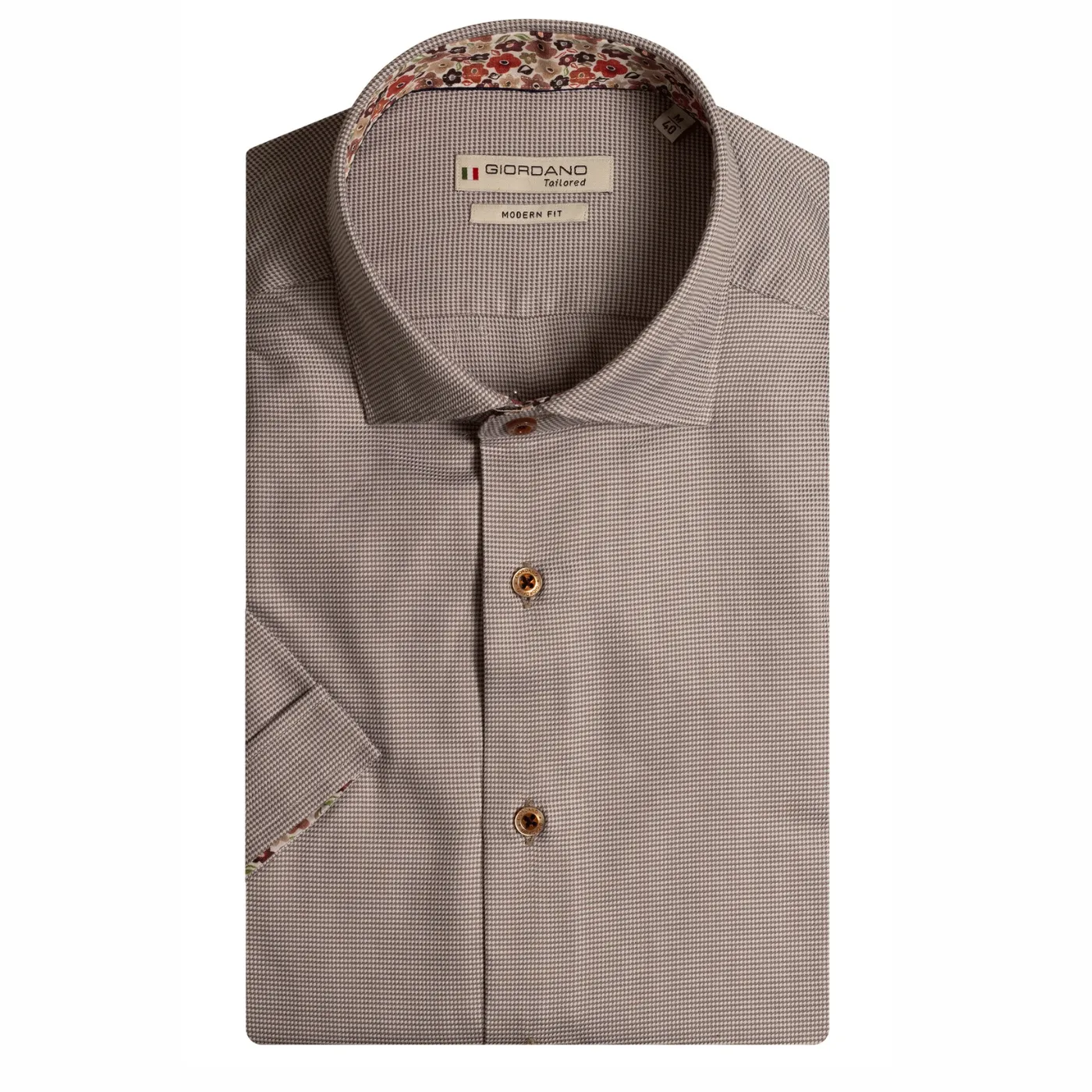 Giordano Micro Print S/S Shirt
