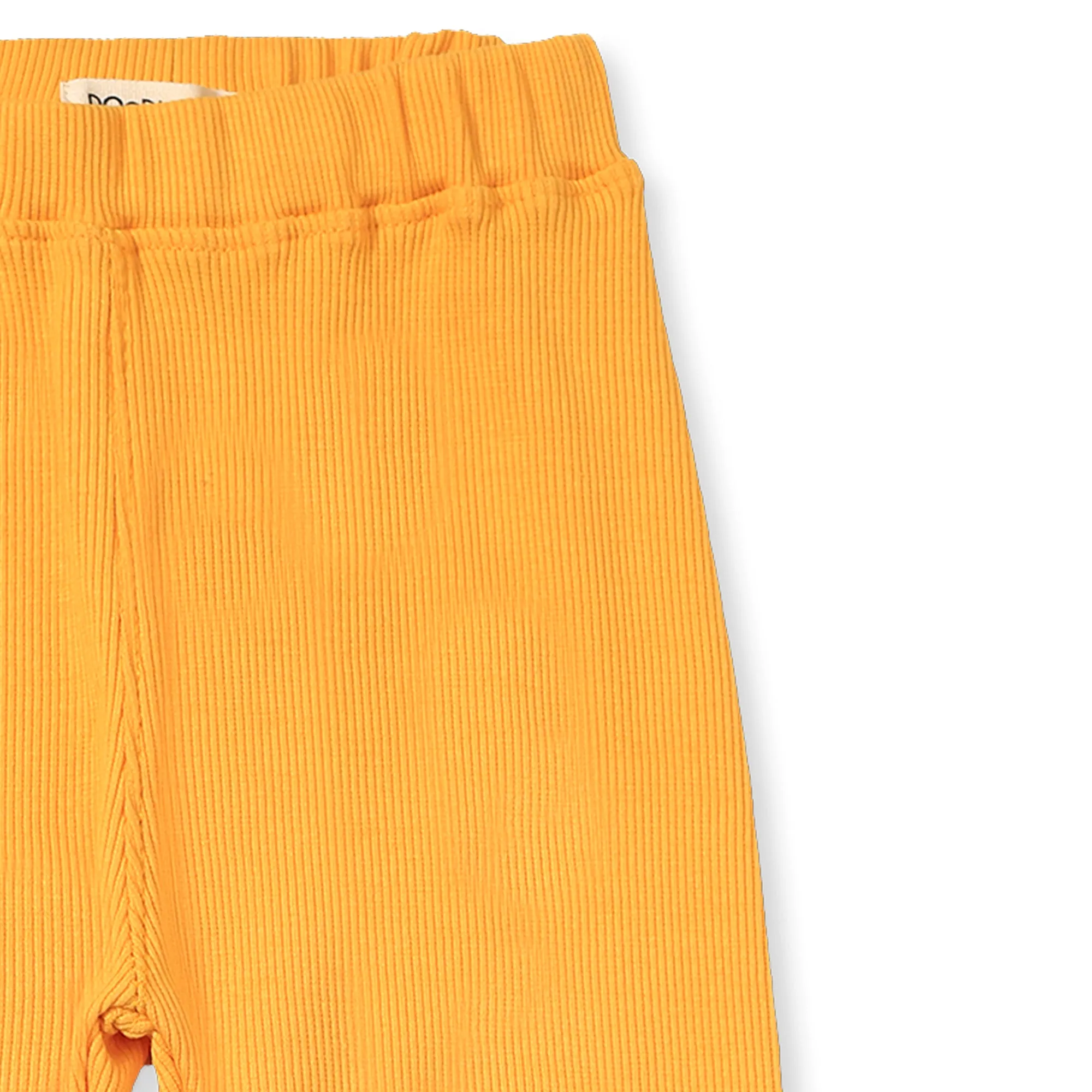 Girl's Yellow Basic Tights