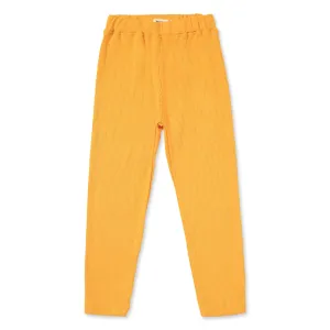 Girl's Yellow Basic Tights