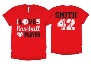 Glitter Baseball Shirt | Baseball Shirts | Baseball Sister | Custom Baseball Shirts | Customize Colors
