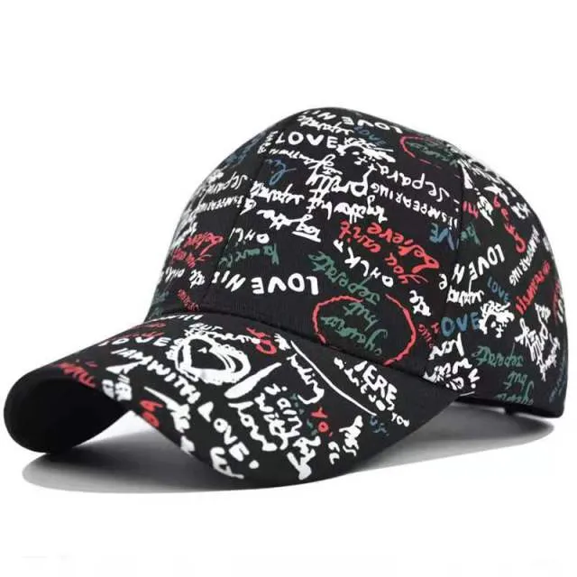 Graffiti All-matching Couple Baseball Cap