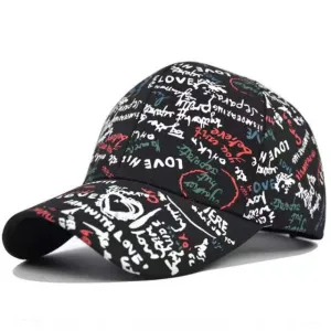 Graffiti All-matching Couple Baseball Cap