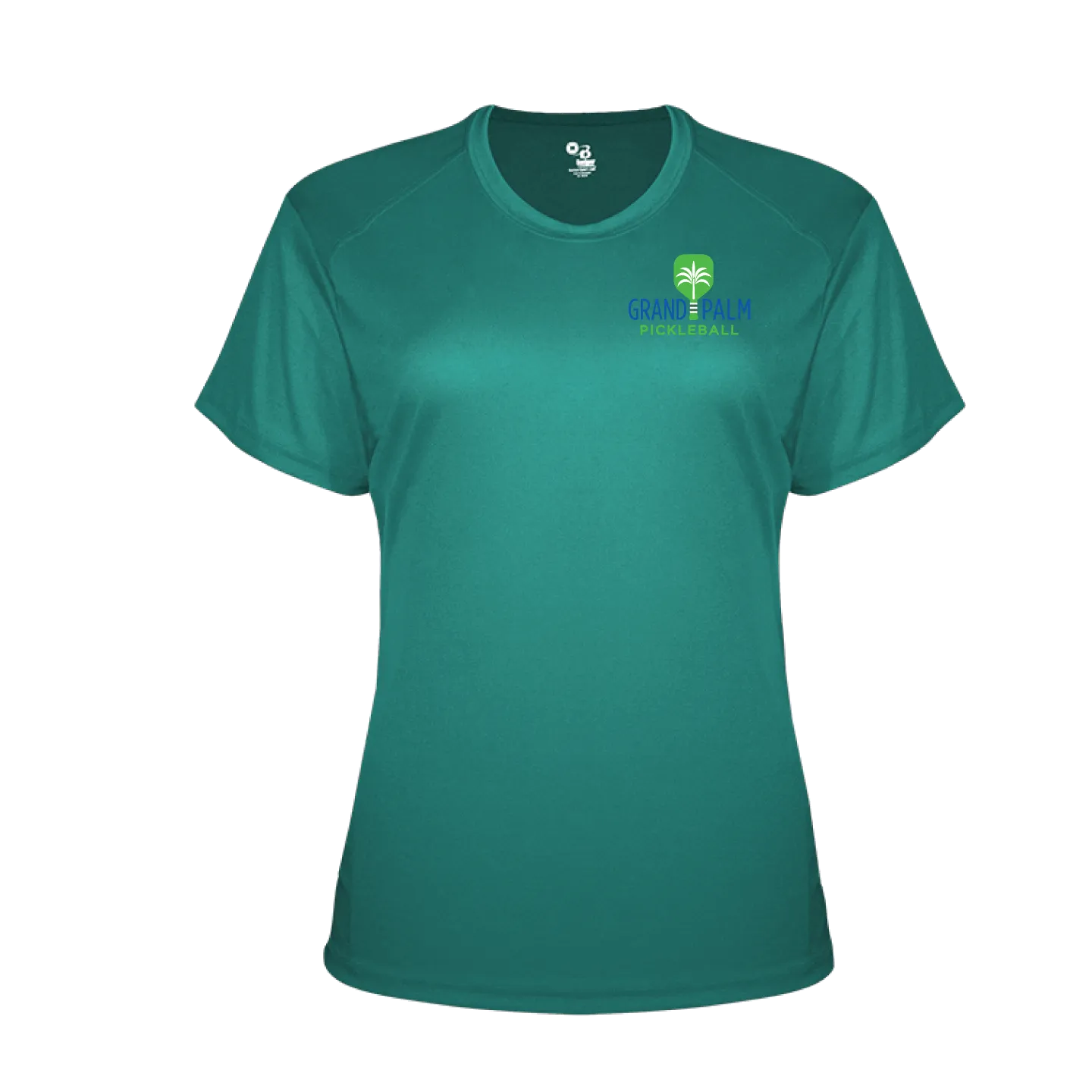 Grand Palm Pickleball Ladies Performance Short Sleeve Crew Neck Shirt
