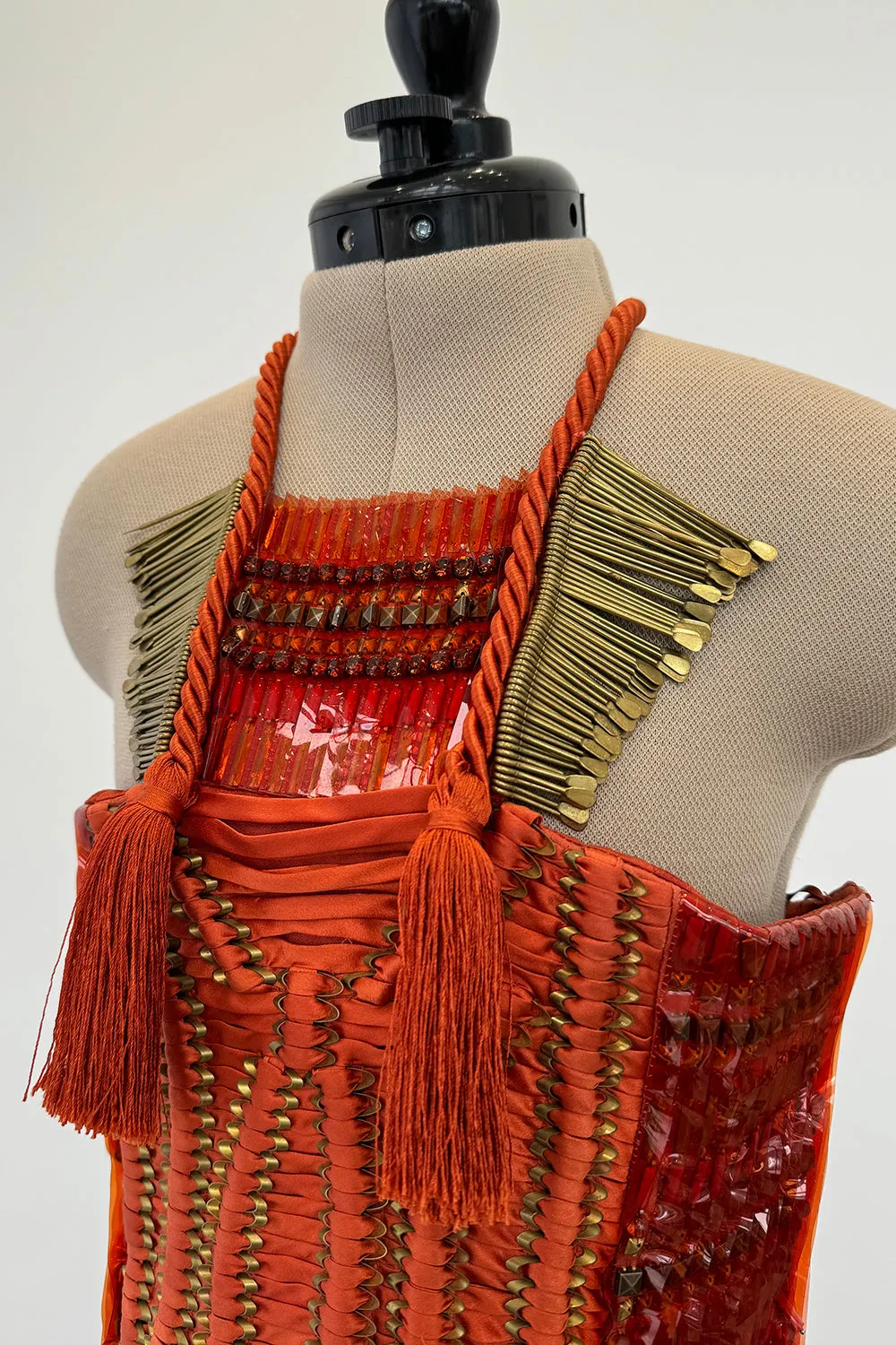 Gucci Spring 2011 Iconic Orange Feather Dress