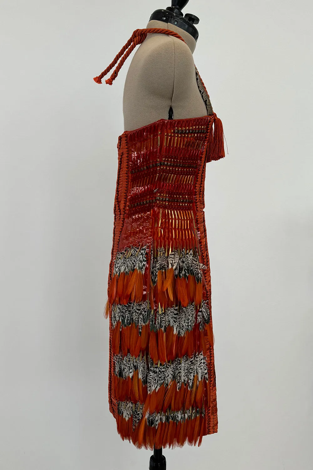Gucci Spring 2011 Iconic Orange Feather Dress