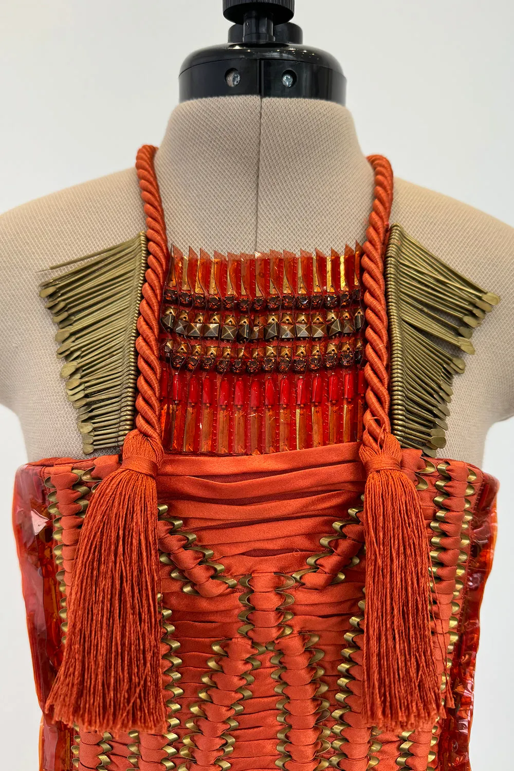 Gucci Spring 2011 Iconic Orange Feather Dress