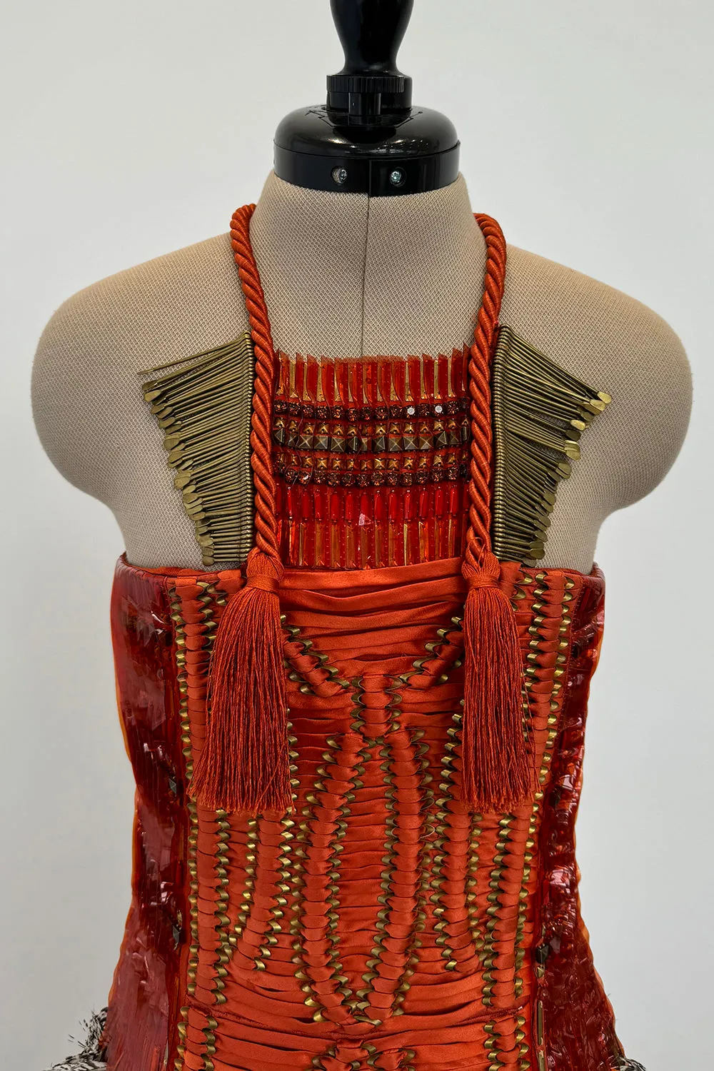 Gucci Spring 2011 Iconic Orange Feather Dress