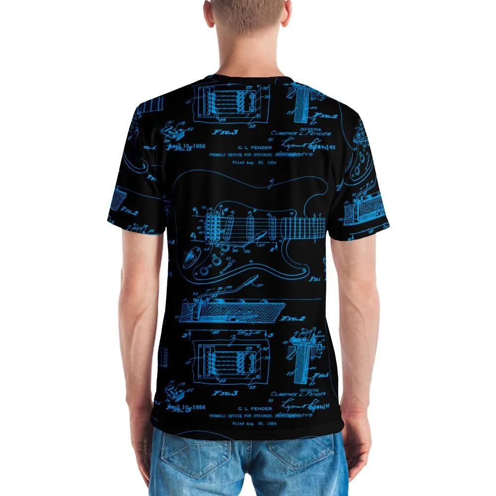 Guitar Patent STR All-Over-Print T-shirt