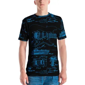 Guitar Patent STR All-Over-Print T-shirt