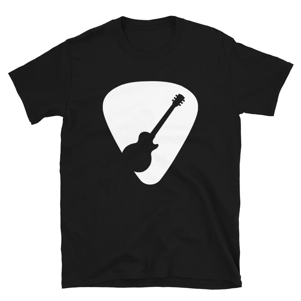 Guitar Pick Silhouette LP Style T-Shirt