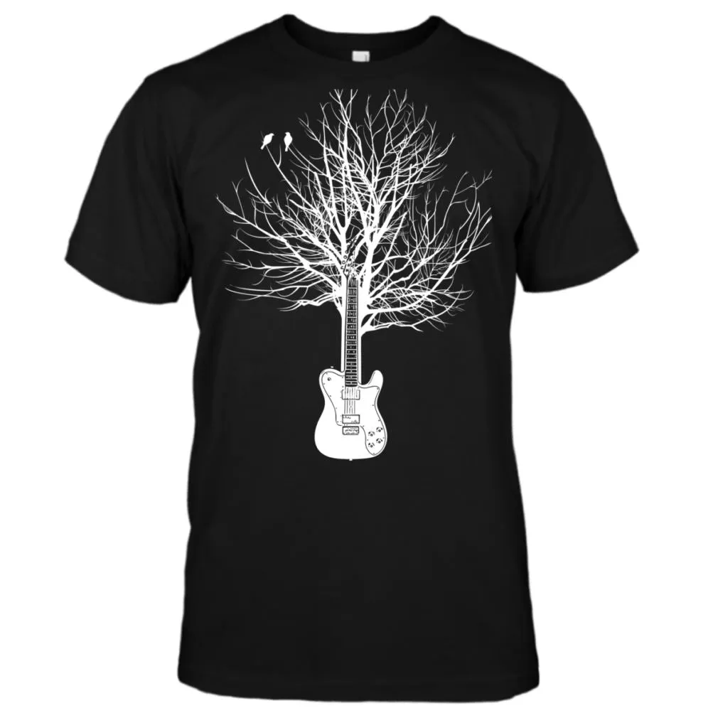 Guitar Tree T-Style B&W T-Shirt