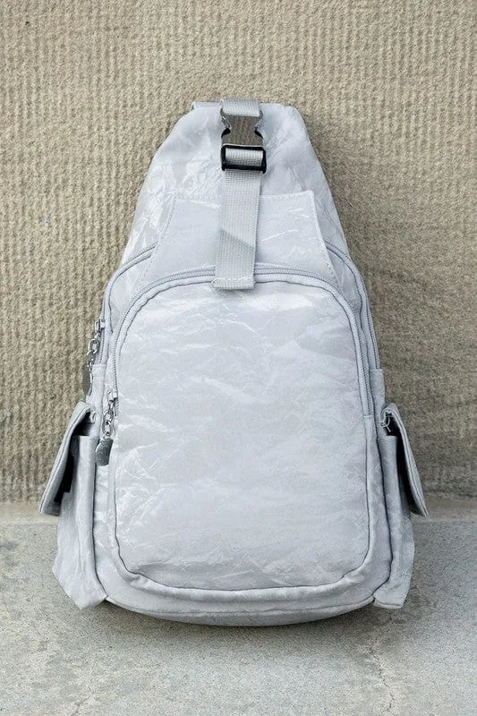 ❤️GYPSY FOX-Vegan Suede Convertible Sling Backpack by Bekah