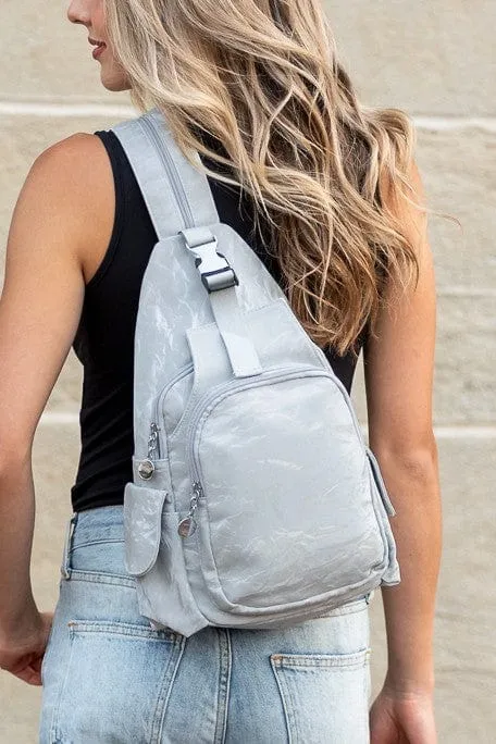 ❤️GYPSY FOX-Vegan Suede Convertible Sling Backpack by Bekah