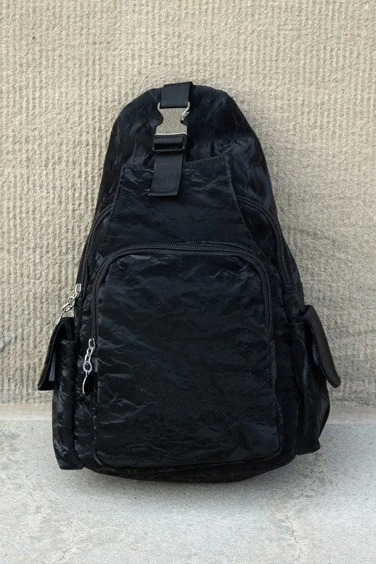 ❤️GYPSY FOX-Vegan Suede Convertible Sling Backpack by Bekah
