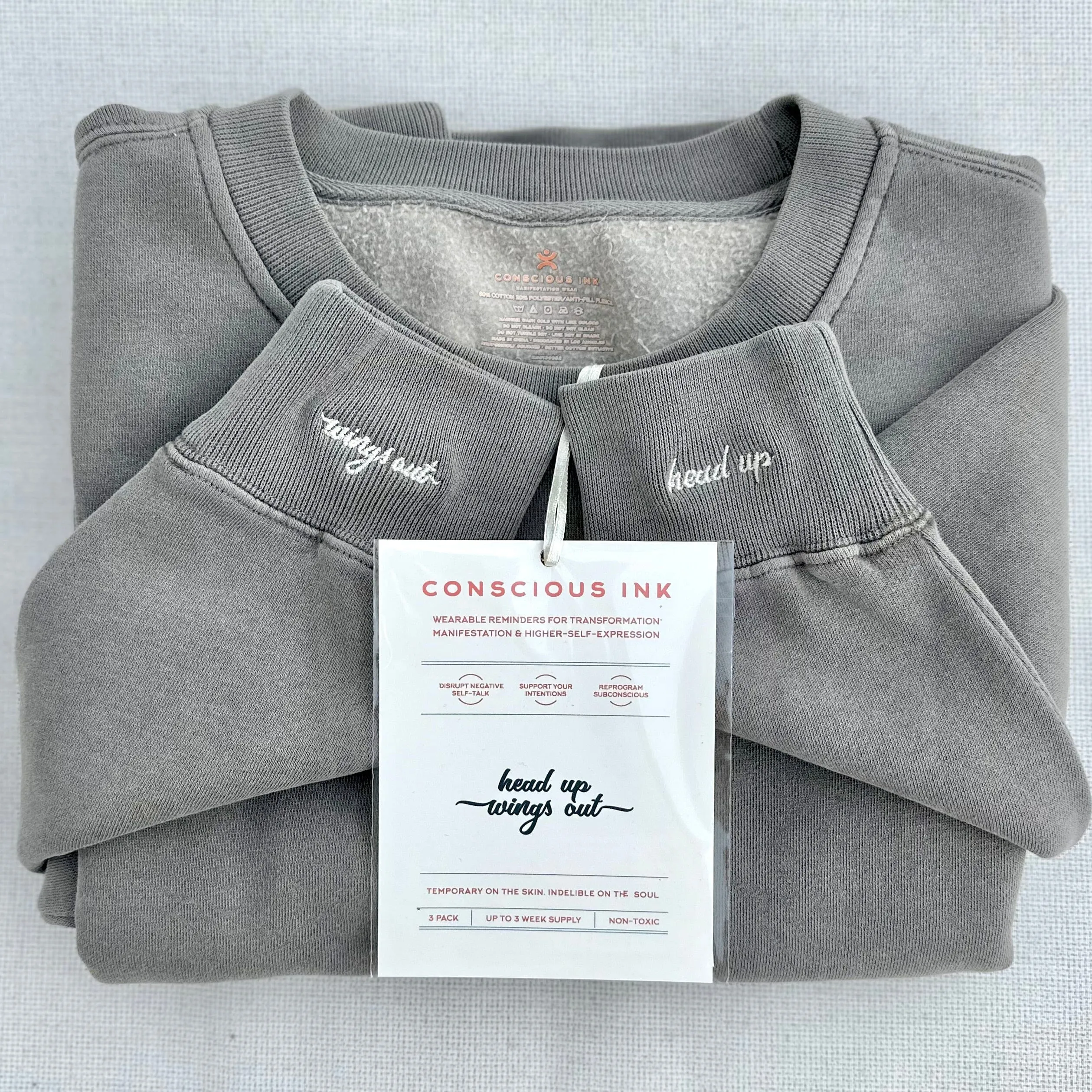 Head Up Wings Out Manifest Sweatshirt   Ink