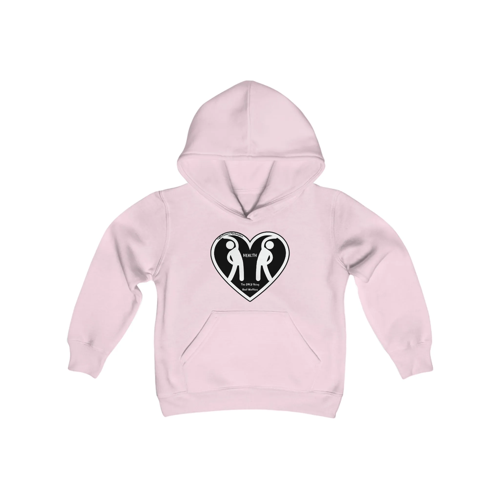 Health 2 Figures Stretch Youth Hoodie