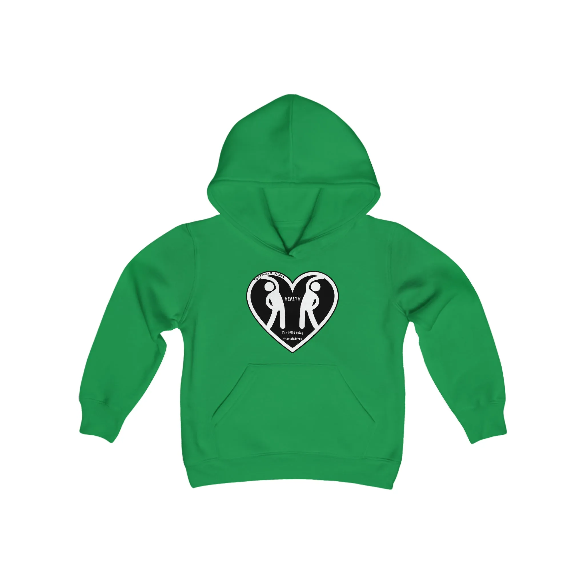 Health 2 Figures Stretch Youth Hoodie